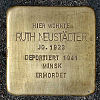 Stolperstein Koenigsteiner Str. 83 Neustaedter Ruth