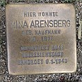 image=File:Stolperstein Nördlingen Marktplatz 5 Mina Arensberg.jpg