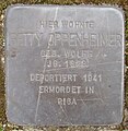 image=File:Stolperstein Parksallee 10 (Betty Oppenheimer) in Hamburg-Harvestehude.JPG