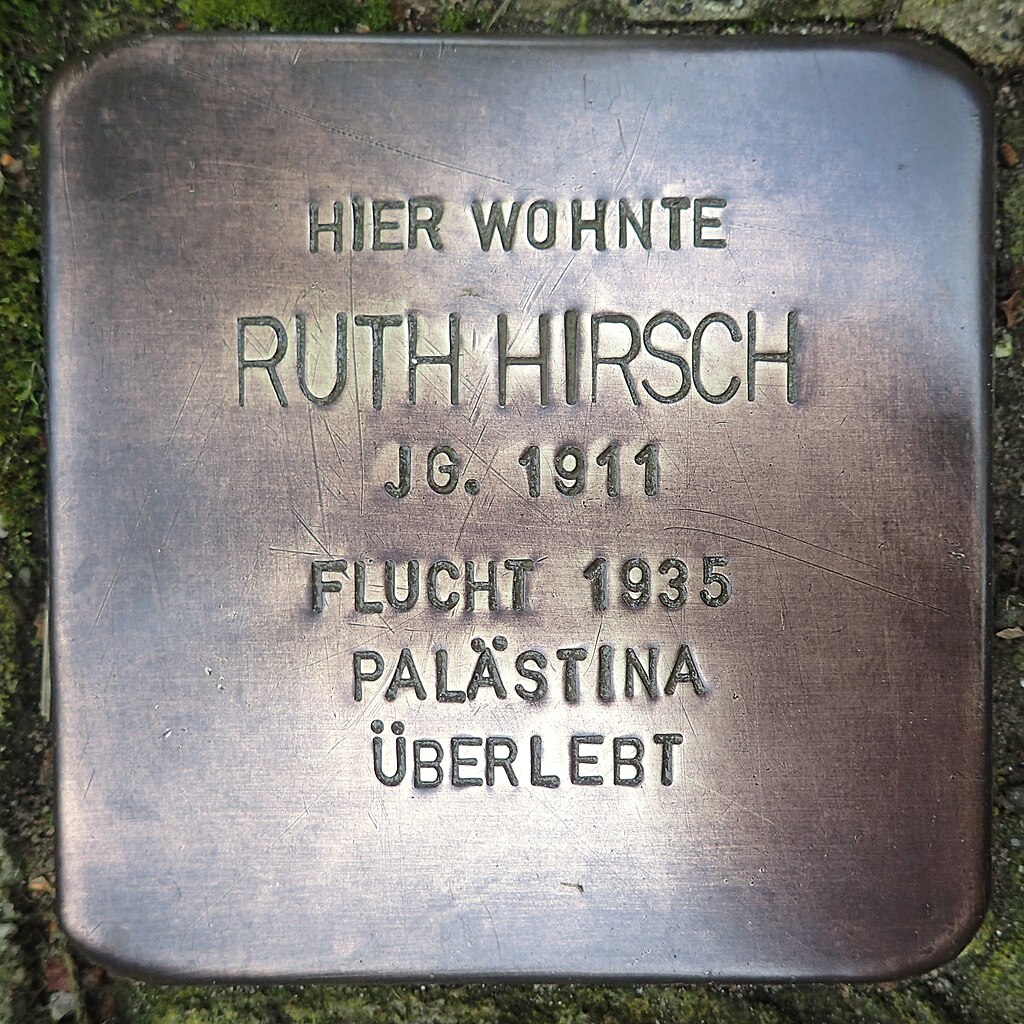 Stolperstein für Ruth Hirsch