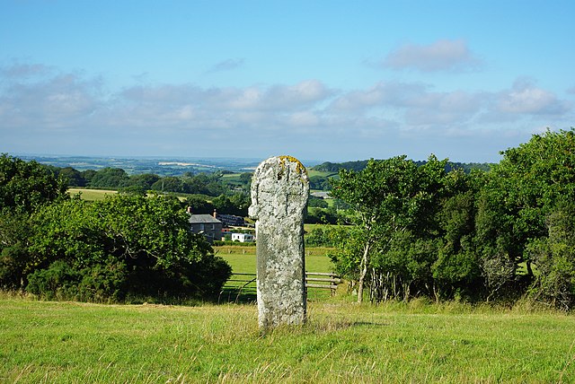The cross on Laneast Down