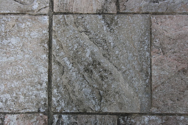 photo of stone sealing for a stone floor surface