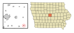 Story County Iowa Incorporated and Unincorporated areas Collins Highlighted.svg