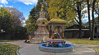 Stupa and Tara Pond