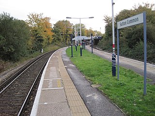<span class="mw-page-title-main">Sutton Common railway station</span> National Rail station in London, England