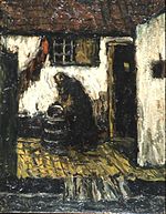 Suze Robertson - Woman in a courtyard.jpg