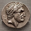 Syria - king Antiochos I - 280-261 BC - silver tetradrachm - head of Seleukos I - Apollon - München GL