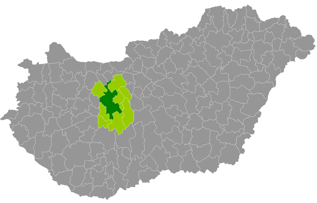 Distret de Székesfehérvár - Localizazion
