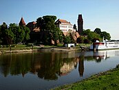 Burg Tangermünde vom Hafen aus gesehen