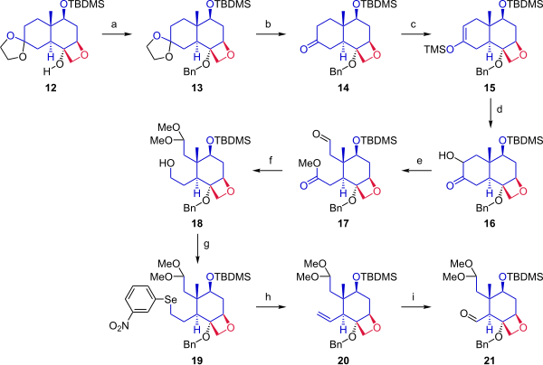 Scheme 2 Danishefsky Taxol total synthesis C ring