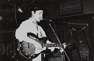 Dan Treacy performing with Television Personalities in Japan