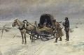 La mort de Sten Sture le Jeune sur la glace du Lac Mälar (tableau de Carl Gustaf Hellqvist, 1880).