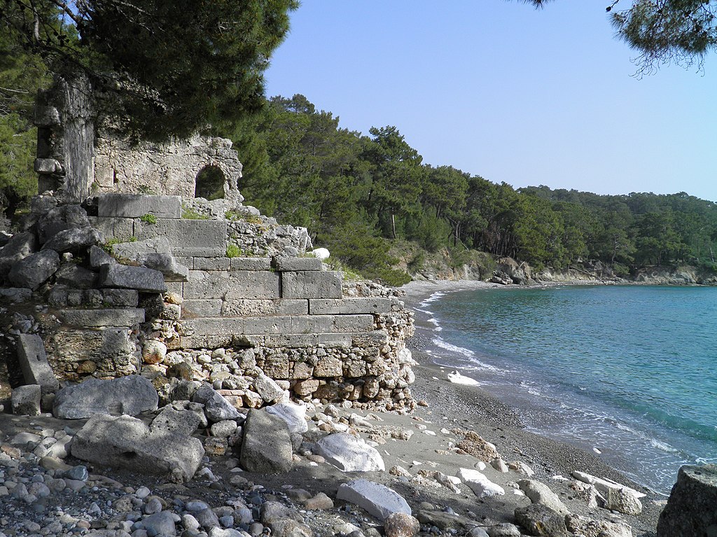 The necropolis and the northern harbour, Phaselis, Lycia, Turkey (9646521208)