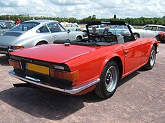 Triumph TR6, arrière.