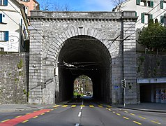 Le tunnel de la Barre.