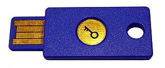 Um pendrive U2F da Yubico (via Wikipedia)