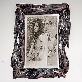 unique handmade wood picture frame 8x12 diamond willow Craig's Unique Frames