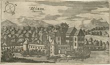 Я. В. Вальвазор Замок Оточец. 1679 год.