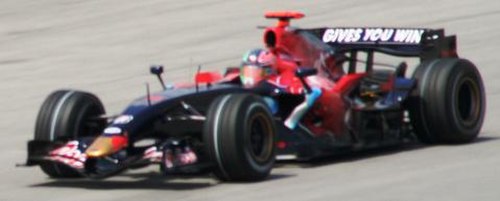 Vitantonio Liuzzi driving for the team at the 2007 Malaysian Grand Prix