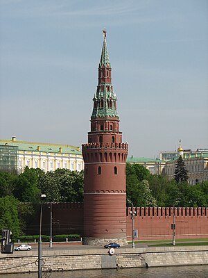 Muralla I Torres Del Kremlin De Moscou