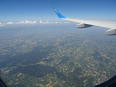 Vue aérienne du Jorat.