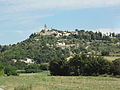 Vue du village de Reillanne du sud-ouest