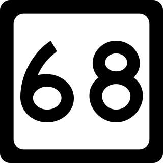 <span class="mw-page-title-main">West Virginia Route 68</span> North–south state highway in northwest West Virginia