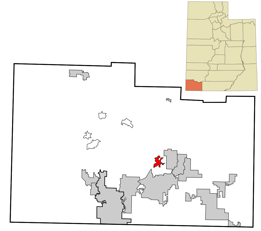 File:Washington County Utah incorporated and unincorporated areas Leeds highlighted.svg