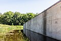 Waterloopbos, detail van het monumentaal kunstwerk Deltawerk// voorheen Deltagoot. (kunstenaars RAAAF en Atelier de Lyon)