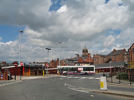 The bus station as it looked before the 2017-8 redevelopment