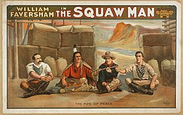 Poster for the original production of The Squaw Man (1905) William Faversham in The squaw man LCCN2014635473.jpg