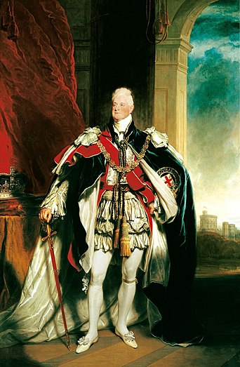 King William IV, who granted the University of London its original royal charter in 1836.