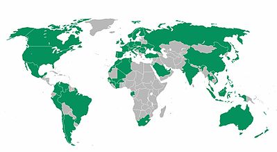 Офисы BNP Paribas по всему миру.