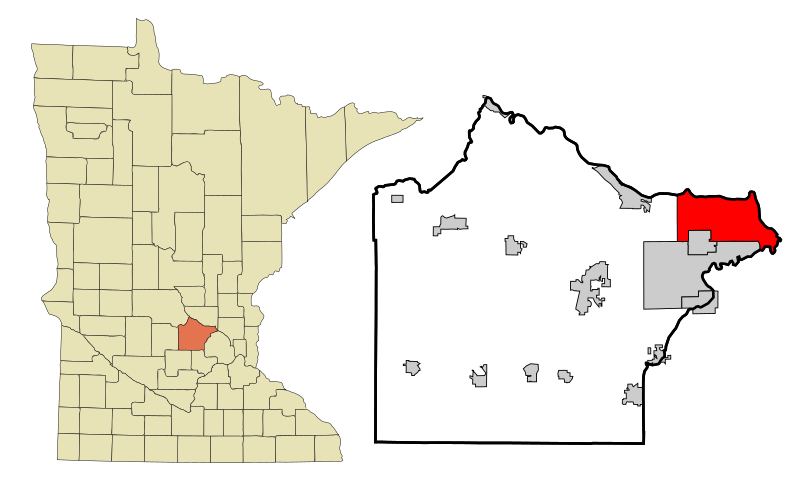 File:Wright County Minnesota Incorporated and Unincorporated areas Otsego Highlighted.svg