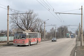 тролейбус ЗіУ-682 на пл. Некрасова