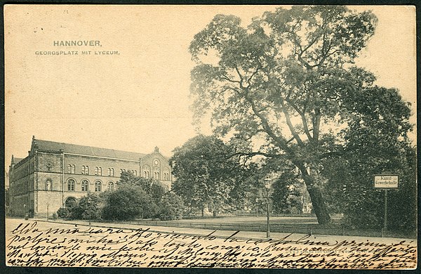 The Lyceum am Georgsplatz (c. 1900)