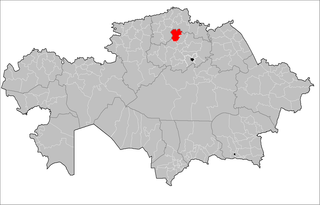 Zerendi District District in Akmola Region, Kazakhstan