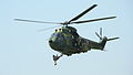 A Romanian IAR 330 helicopter during the Infantry Day Military Demonstration.