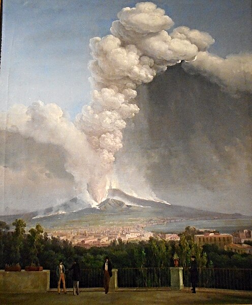 File:"The eruption of Vesuvius" (about 1860) by Salvatore Fergola (Naples 1796-Naples 1874) - Exhibition "Fergola. Lo splendore di un Regno", up to April 2, 2016 at Museum Zevallos in Naples (31271625551).jpg