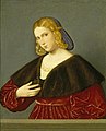 «Անհայտ ազնիվ տիկին»: Շուրջ 1520 թվական, Էլ Պասոյի արվեստի թանգարան, Տեխաս, Միացյալ Նահանգներ