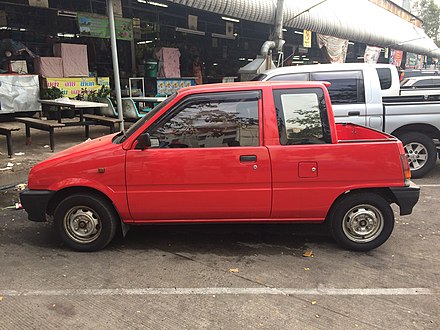 The Daihatsu Mira Pickup was only built (and sold) in Thailand