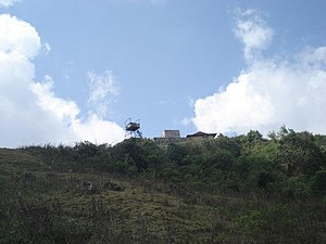 Border post in Suco Lebos, Lolotoe