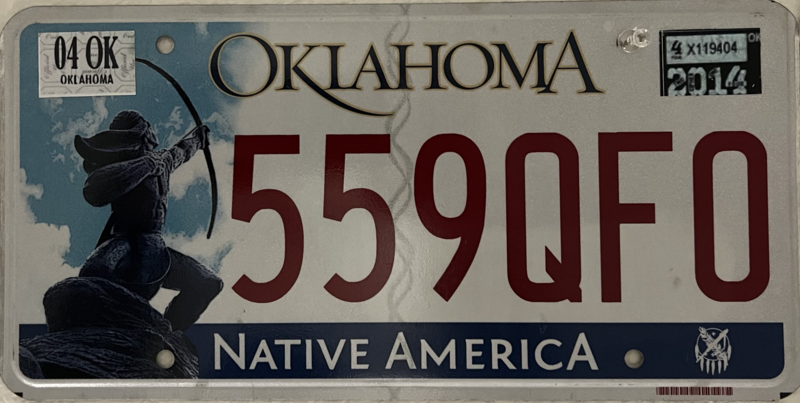 File:2014 Oklahoma License Plate.png