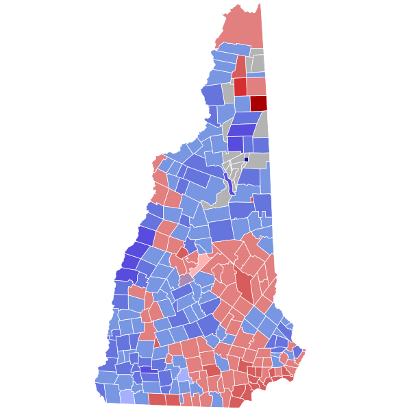 File:2014 United States Senate election in New Hampshire results map by municipality.svg