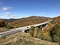 File:2019-10-27 15 10 10 View northeast across U.S. Route 48 and West Virginia State Route 55 (Corridor H) as it crosses Clifford Hollow in Hardy County, West Virginia.jpg