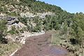 Aragonés: Trampo final d'o río Susía, en a desembocadura en a coda d'o pantano d'o Grau.