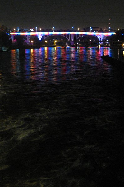 File:35W bridge lit for Pride.jpg