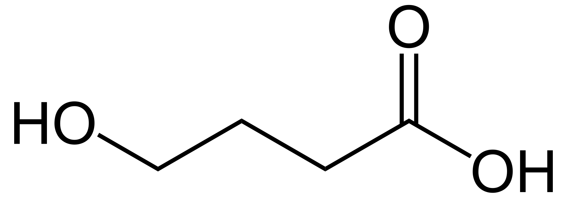 Gamma Hydroxybutyrate Chemical Formula