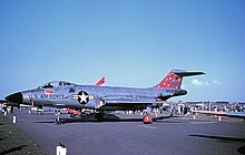 McDonnell F-101C-50-MC Voodoo, AF Ser. No. 56-0025, of the 78th Tactical Fighter Squadron. After its service in the UK ended in 1965, this aircraft was withdrawn from active USAF service. It was converted to an RF-101H unarmed reconnaissance aircraft and was assigned to the Nevada Air National Guard, then in 1971 to the Kentucky Air National Guard. It was withdrawn from service in 1979 and sent to AMARC for disposal. 78th tfs f101.jpg