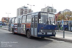 97-es busz Rákoskeresztúr, városközpont végállomáson